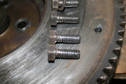 stretched pressure plate bolts on Allis Chalmers engine