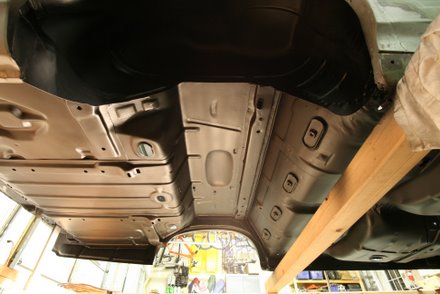 GTO trunk pans underside painted