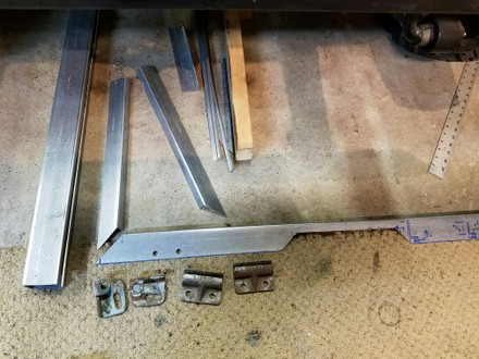 Fabricating a Willys Jeep tail gate opening surround