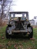 1950 Willys CJ3A with Koenig Supertop 355 side view