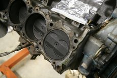 Pontiac 400 cast aluminum pistons