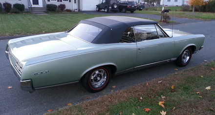 1967 Convertible GTO with new top