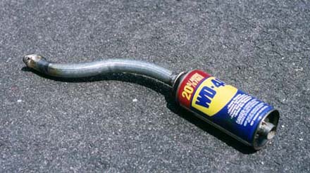 One possible use of empty WD-40 can