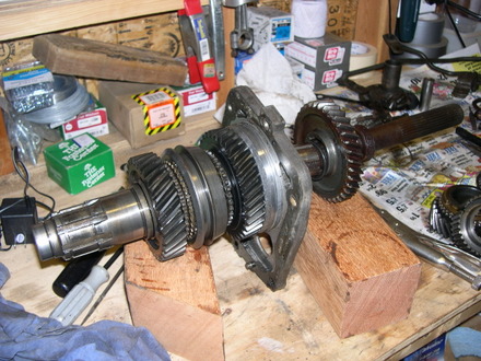 Mainshaft with gears Muncie